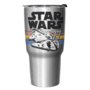 Star Wars Retro Millennium Falcon Logo  Adult Stainless Steel Tumbler w/Lid