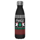 Coca Cola Christmas Polar Bears Sweater Print  Adult Stainless Steel Water Bottle