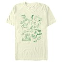 Men's Green Eggs And Ham Icons Short Sleeve T-Shirt