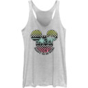 Junior's Roadster Mickey Happy Alt Racerback Tank Top