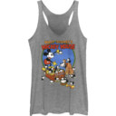 Junior's Dog Mouse & Cats Racerback Tank Top