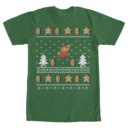 Men's Nintendo Ugly Christmas Mario Coin  Adult T-Shirt
