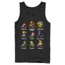 Men's Nintendo Mario Kart Cast  Adult Tank Top