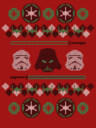 Men's Star Wars Ugly Christmas Darth Vader  Adult T-Shirt
