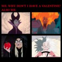 Men's Disney Villains Valentine's Day Meme EVIL  Adult T-Shirt