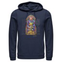 Men's Nintendo Legend of Zelda Stained Glass  Adult Pull Over Hoodie