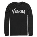 Men's Marvel Venom Film Bold Logo  Adult Long Sleeve Shirt