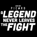 Men's Star Trek: Picard A Legend Never Leaves the Fight Logo  Adult T-Shirt
