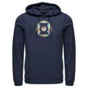 Men's Justice League Dragon Fruit Logo  Adult Pull Over Hoodie