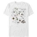 Men&#039;s Jurassic Park Isla Nublar Map  Adult T-Shirt