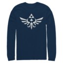 Men&#039;s Nintendo Legend of Zelda Triforce  Adult Long Sleeve Shirt