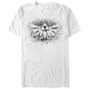 Men&#039;s Nintendo Legend of Zelda Triforce Paint Splatter Print  Adult T-Shirt