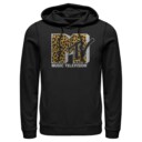 Men's MTV Cheetah Print Logo  Adult Pull Over Hoodie