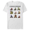 Men's Nintendo Mario Kart Character Panel  Adult T-Shirt