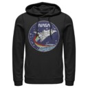 Men's NASA Space Rocket  Adult Pull Over Hoodie