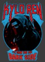 Men's Star Wars The Force Awakens Kylo Ren Show Dark Side  Adult Pull Over Hoodie