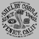 Men's Shelby Cobra Venice, Calif Distressed Logo  Adult T-Shirt
