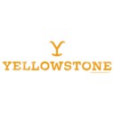 Men's Yellowstone White Dutton Ranch Brand Logo  Adult T-Shirt