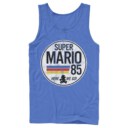 Men's Nintendo Super Mario Retro Rainbow Ring  Adult Tank Top