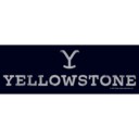 Men's Yellowstone White Dutton Ranch Brand Logo  Adult T-Shirt