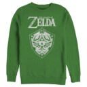 Men's Nintendo Legend of Zelda Shield  Adult Sweatshirt