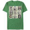 Men's Lost Gods Fourth of July  Presidential Funny Faces  Adult T-Shirt