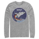 Men's NASA Space Rocket  Adult Long Sleeve Shirt