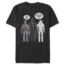 Men's Star Wars Dark Side Action Figures Adult T-Shirt