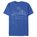 Men's Star Wars R2-D2 Outline Adult T-Shirt