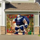 Stocktee New York Giants Santa Welcomes Limited Edition Garage Cover Christmas Season NEW154420