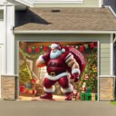 Stocktee Tampa Bay Buccaneers Santa Welcomes Limited Edition Garage Cover Christmas Season NEW154428