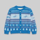 Stocktee Los Angeles Dodgers Christmas Limited Edition Spun-knit Button Sweater NEW157446