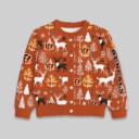 Stocktee Cincinnati Bengals Christmas Limited Edition Spun-knit Button Sweater NEW157612