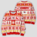 Stocktee Kansas City Chiefs Christmas Limited Edition Ugly Sweater Lind NEW157710