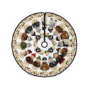 Stocktee Las Vegas Raiders Cute Snowmen Pattern Christmas Limited Edition Winter Season Tree Skirt NEW159406