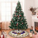 Stocktee Baltimore Ravens Cute Snowmen Pattern Christmas Limited Edition Winter Season Tree Skirt NEW159409
