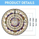 Stocktee Baltimore Ravens Cute Snowmen Pattern Christmas Limited Edition Winter Season Tree Skirt NEW159409