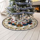 Stocktee Houston Texans Cute Snowmen Pattern Christmas Limited Edition Winter Season Tree Skirt NEW159414