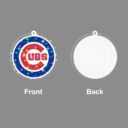 Stocktee Chicago Cubs Logo Pattern Christmas Custom Shape 1-side Printed Star Hologram Ornament NEW160437
