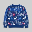 Stocktee Buffalo Bills Christmas Limited Edition Spun-knit Button Sweater NEW157613