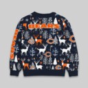 Stocktee Chicago Bears Christmas Limited Edition Spun-knit Button Sweater NEW157619