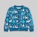 Stocktee Detroit Lions Christmas Limited Edition Spun-knit Button Sweater NEW157623