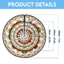 Stocktee Denver Broncos Cute Snowmen Pattern Christmas Limited Edition Winter Season Tree Skirt NEW159407