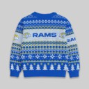 Stocktee Los Angeles Rams Christmas Limited Edition Spun-knit Button Sweater NEW157425