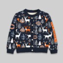 Stocktee Chicago Bears Christmas Limited Edition Spun-knit Button Sweater NEW157619