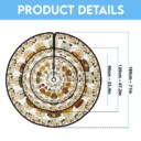 Stocktee Pittsburgh Steelers Cute Snowmen Pattern Christmas Limited Edition Winter Season Tree Skirt NEW159402