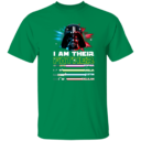 FATHER'S DAY I AM THEIR FATHER DADDY DAD SHIRT WITH KIDS NAMES - PERSONALIZED CUSTOM NAME SHIRT GIFT FOR GRANDPA & DAD T-Shirt
