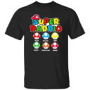 Personalized Super Daddio Shirt, Mario Daddy Gift For Dad, Customized Father Shirt With Kid Names T-shirt
