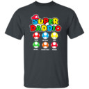 Personalized Super Daddio Shirt, Mario Daddy Gift For Dad, Customized Father Shirt With Kid Names T-shirt