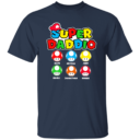 Personalized Super Daddio Shirt, Mario Daddy Gift For Dad, Customized Father Shirt With Kid Names T-shirt